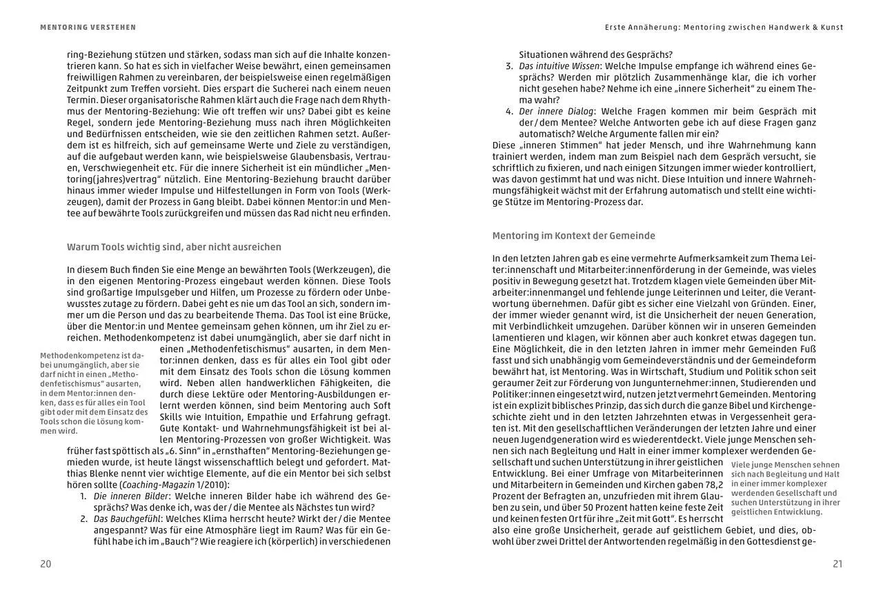 Bild: 9783761570715 | Mentoring - Das Praxisbuch | Tobias Faix (u. a.) | Buch | 270 S.