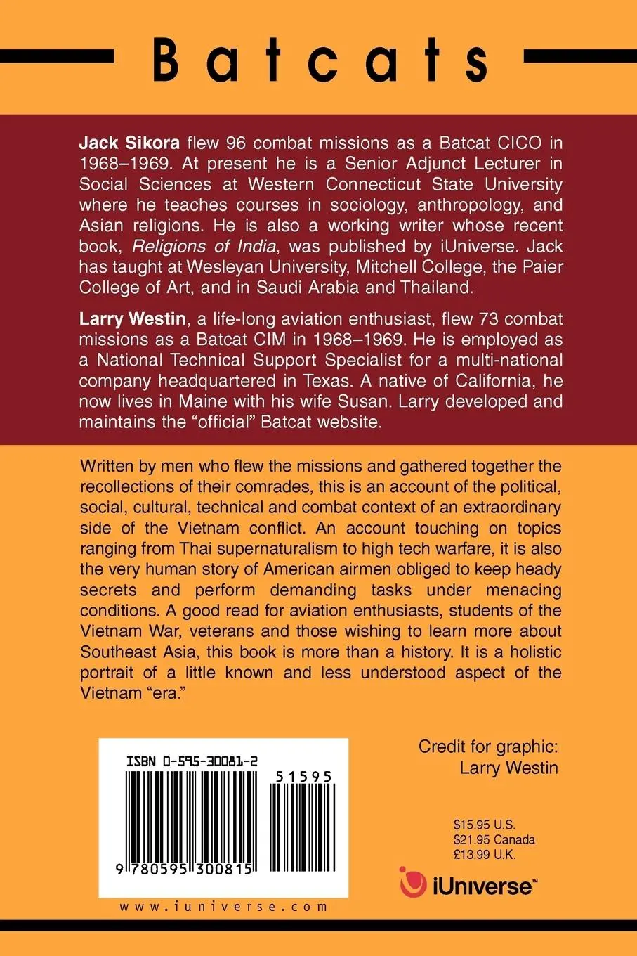 Rückseite: 9780595300815 | Batcats | Jack Sikora | Taschenbuch | Kartoniert / Broschiert | 2003