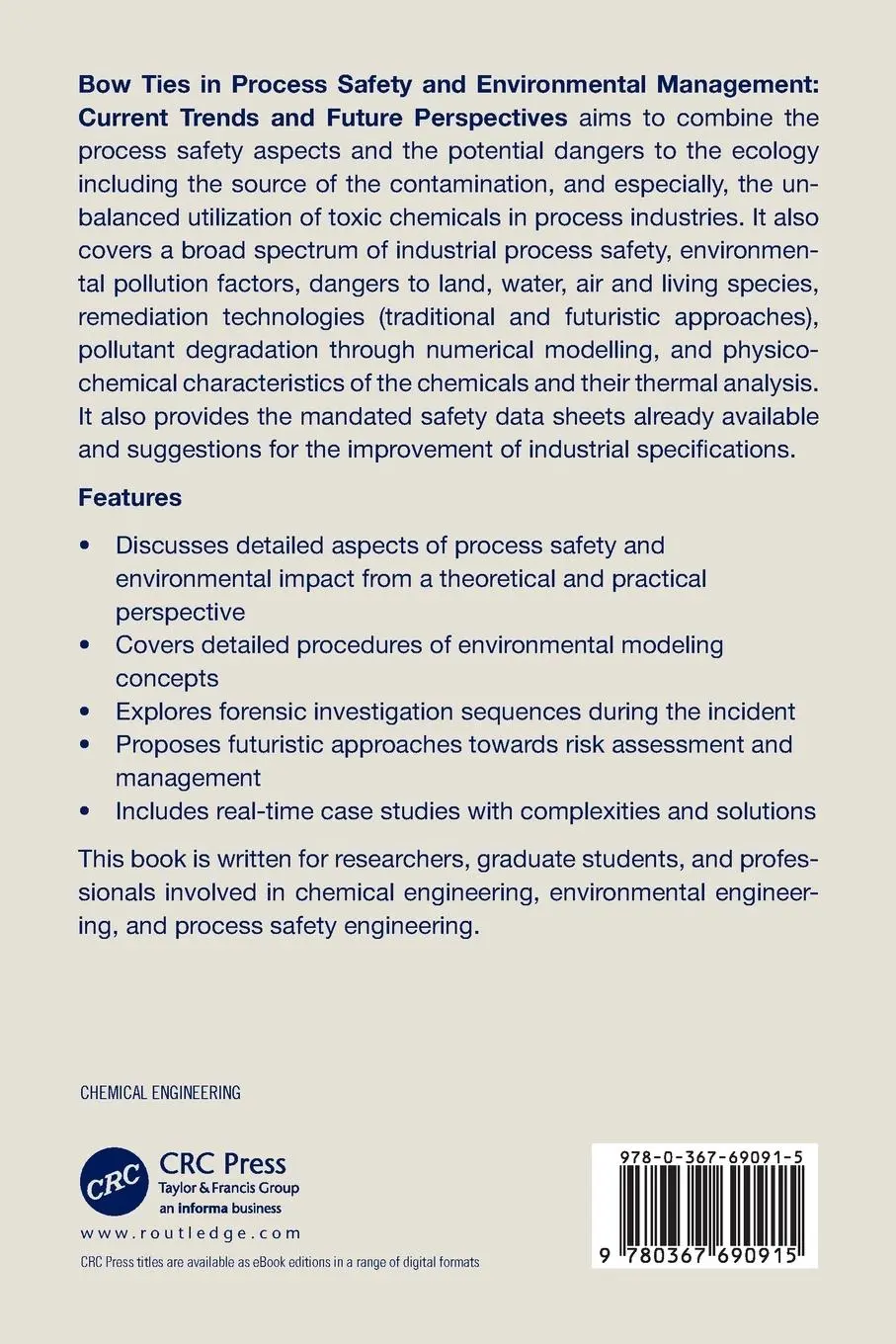 Rückseite: 9780367690915 | Bow Ties in Process Safety and Environmental Management | Taschenbuch
