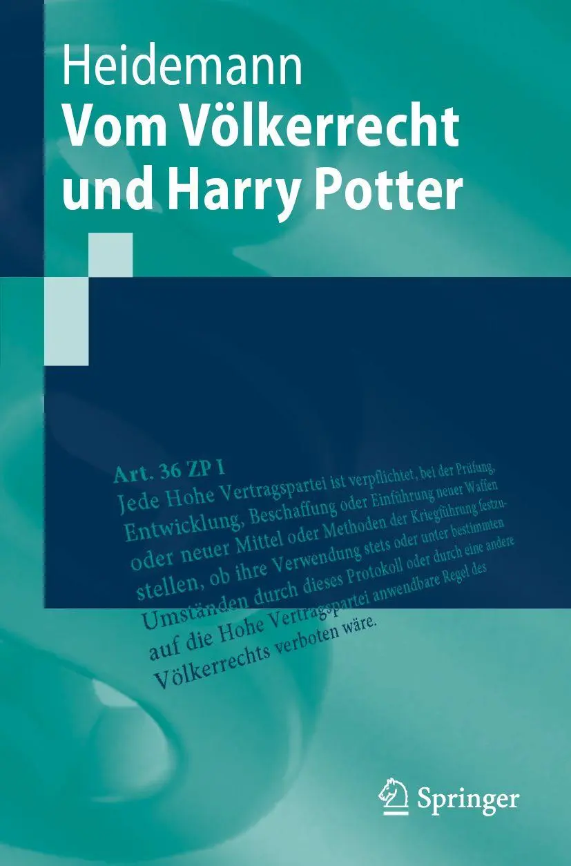 Cover: 9783032290915 | Vom Völkerrecht und Harry Potter | Frauke Heidemann | Taschenbuch