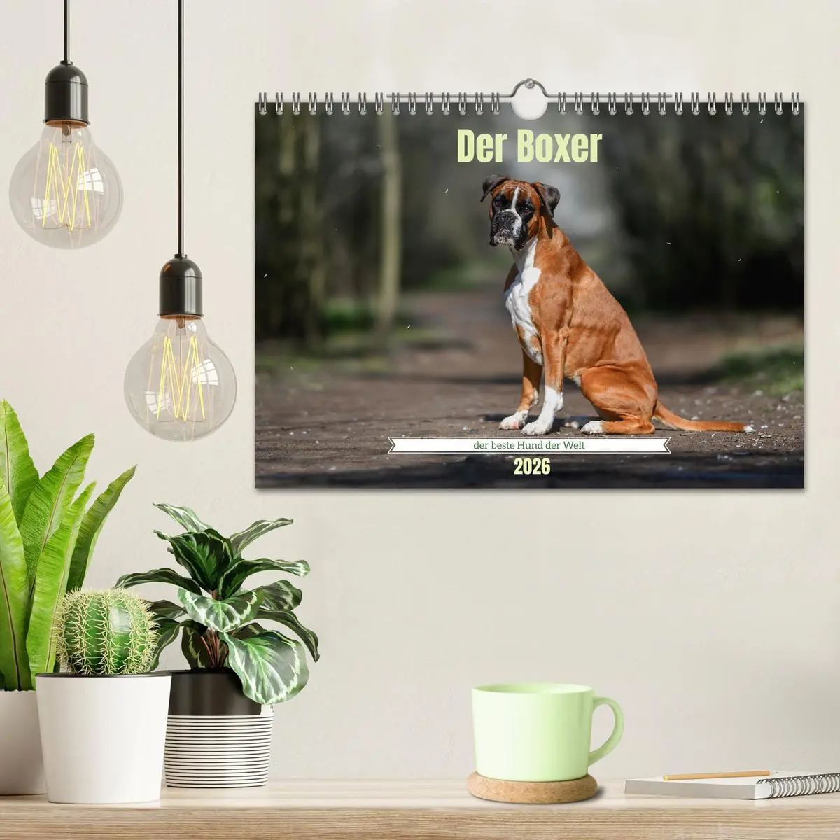 Bild: 9783457550915 | Der Boxer, der beste Hund der Welt (Wandkalender 2026 DIN A4 quer),...