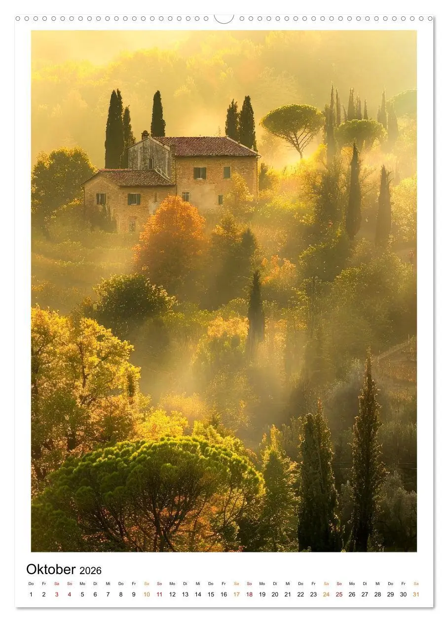 Bild: 9783516260915 | Toskana meine Liebe (Wandkalender 2026 DIN A2 hoch), CALVENDO...