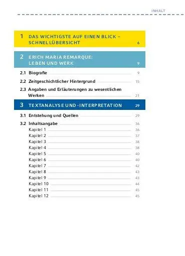 Bild: 9783804420915 | Im Westen nichts Neues von Erich Maria Remarque - Textanalyse und...