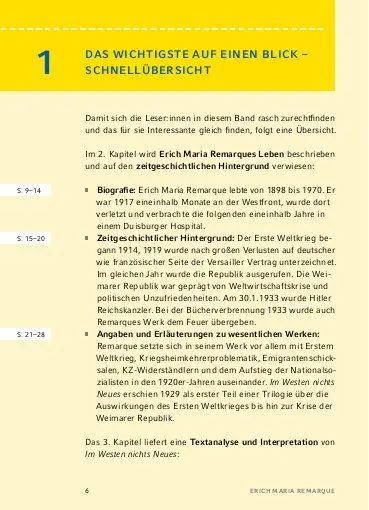 Bild: 9783804420915 | Im Westen nichts Neues von Erich Maria Remarque - Textanalyse und...