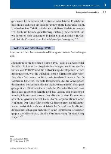 Bild: 9783804420915 | Im Westen nichts Neues von Erich Maria Remarque - Textanalyse und...