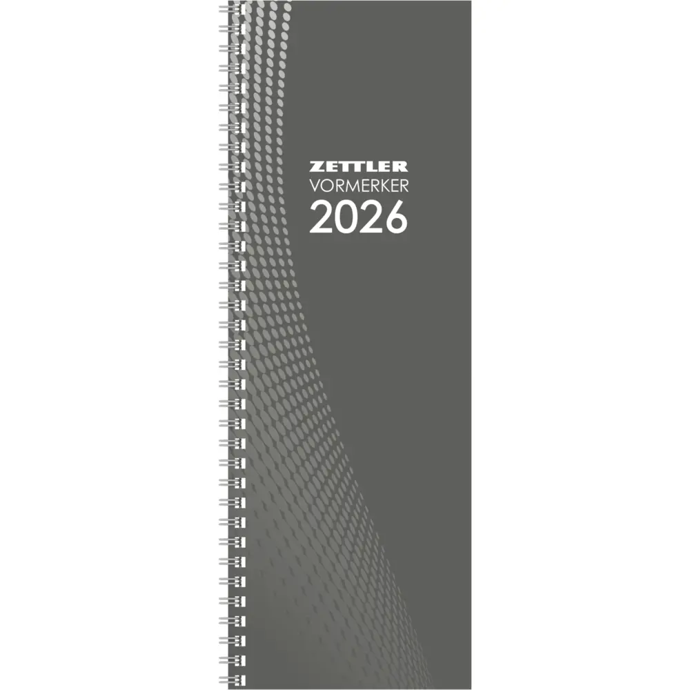 Cover: 4069095001015 | Zettler Vormerkbuch 1W/2S 2026 - Wochenkalender 11 × 30 cm, 112...