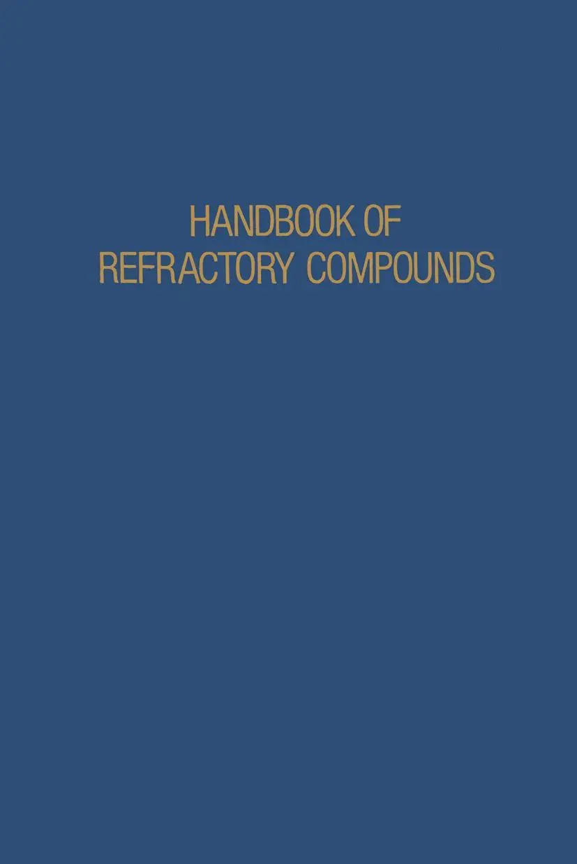 Cover: 9781468461015 | Handbook of Refractory Compounds | Gregory Samsonov | Taschenbuch