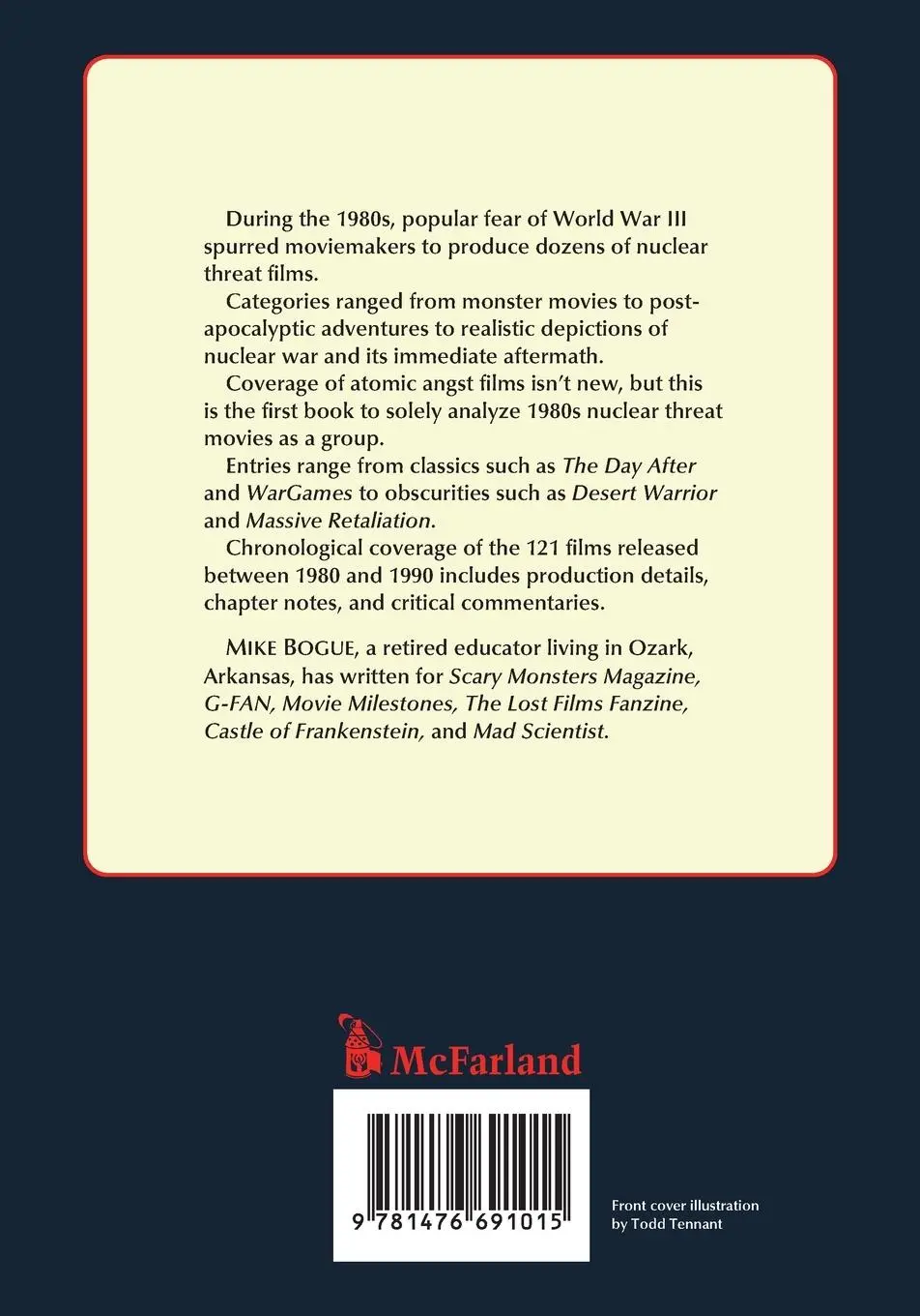 Rückseite: 9781476691015 | Watching the World Die | Nuclear Threat Films of the 1980s | Bogue