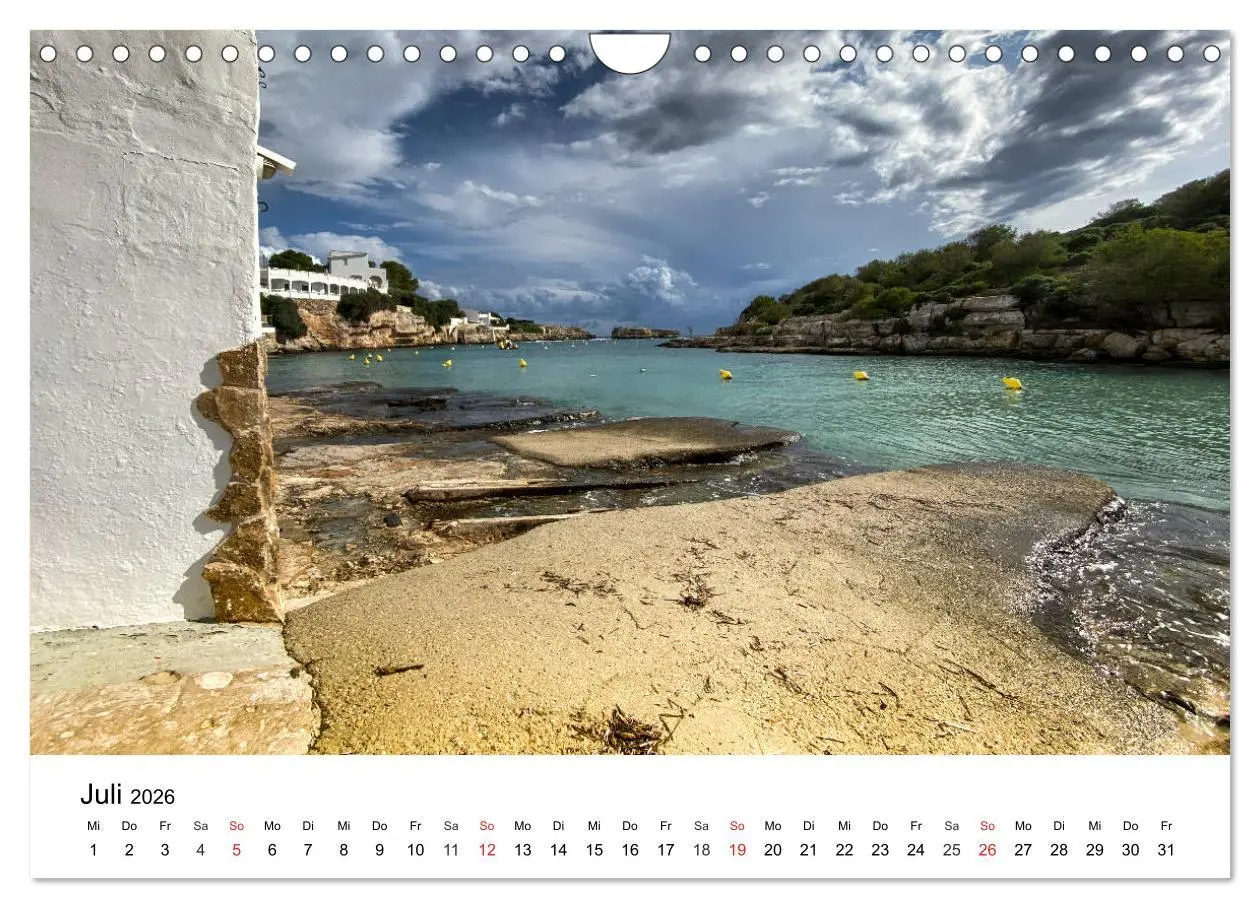 Bild: 9783457751015 | Wandern auf Menorca (Wandkalender 2026 DIN A4 quer), CALVENDO...