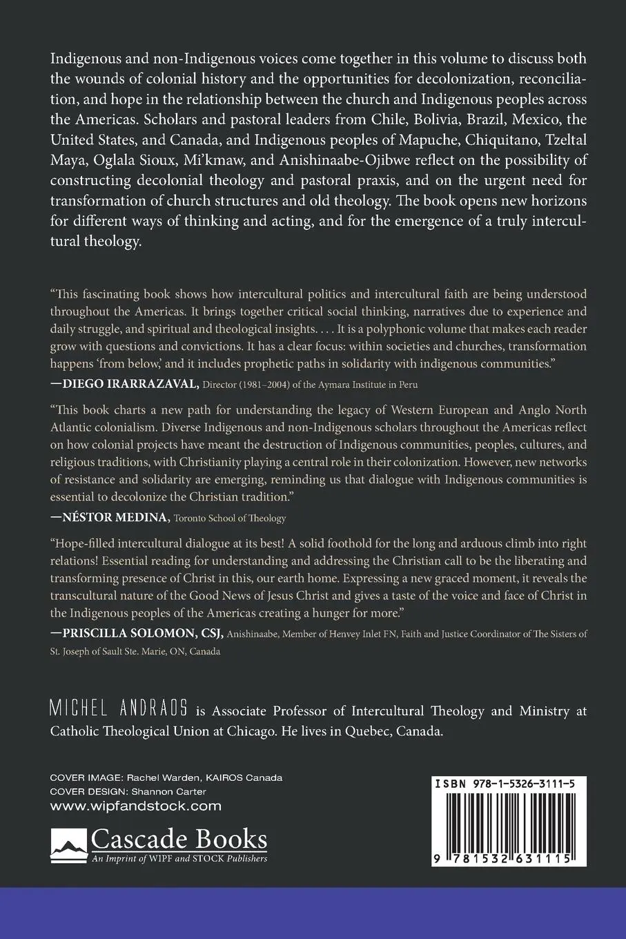 Rückseite: 9781532631115 | The Church and Indigenous Peoples in the Americas | Michel Andraos