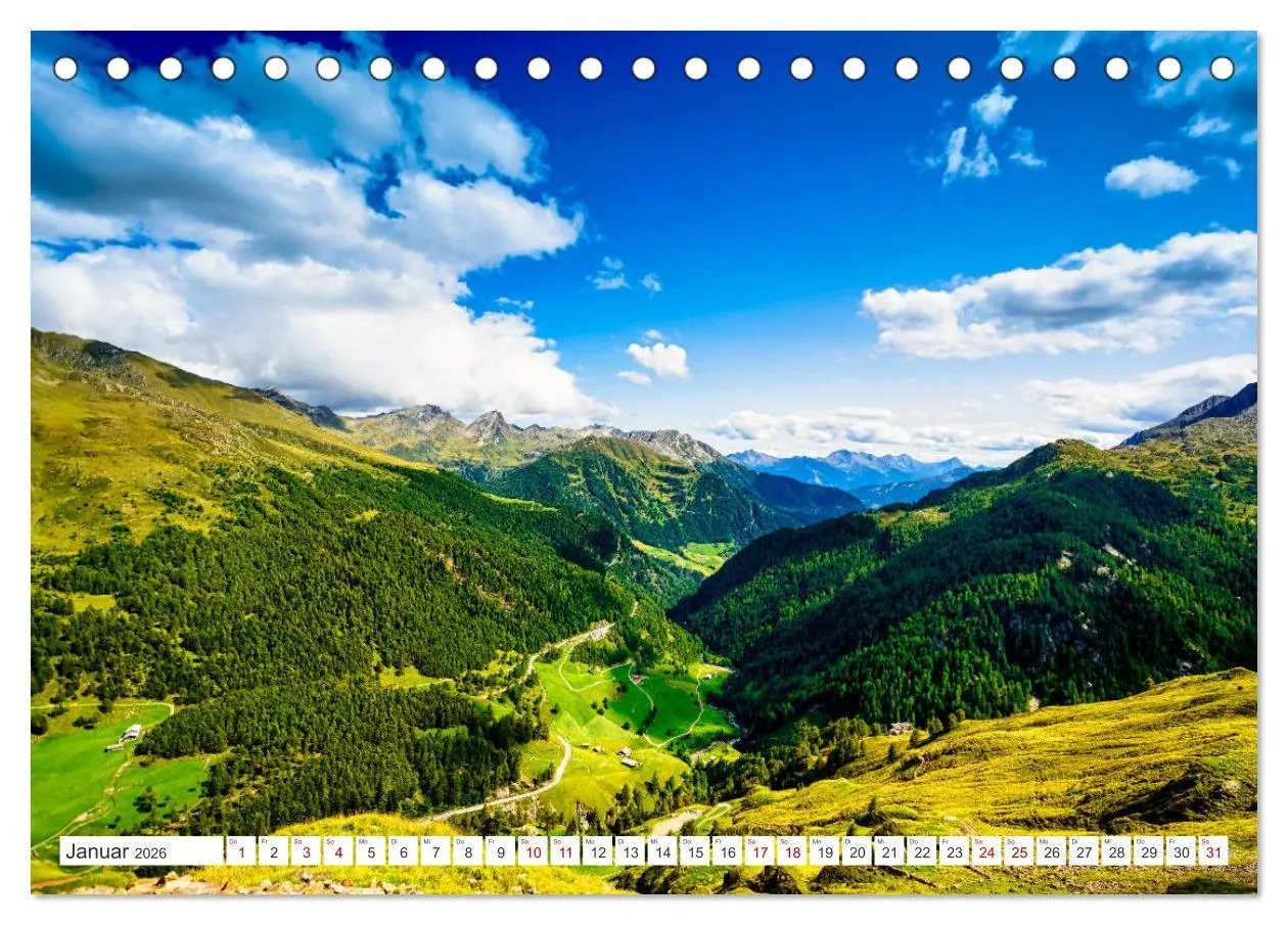Bild: 9783457671115 | ALPENPÄSSE Österreich - Schweiz - Italien (Tischkalender 2026 DIN...