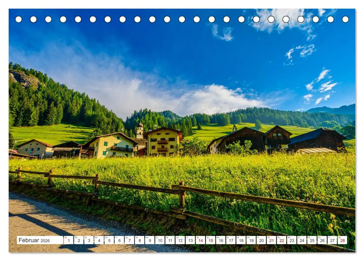 Bild: 9783457671115 | ALPENPÄSSE Österreich - Schweiz - Italien (Tischkalender 2026 DIN...