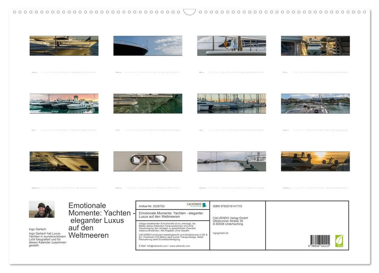 Bild: 9783516141115 | Emotionale Momente: Yachten - eleganter Luxus auf den Weltmeeren...
