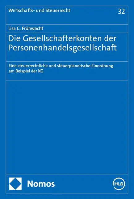 Cover: 9783756031115 | Die Gesellschafterkonten der Personenhandelsgesellschaft | Frühwacht