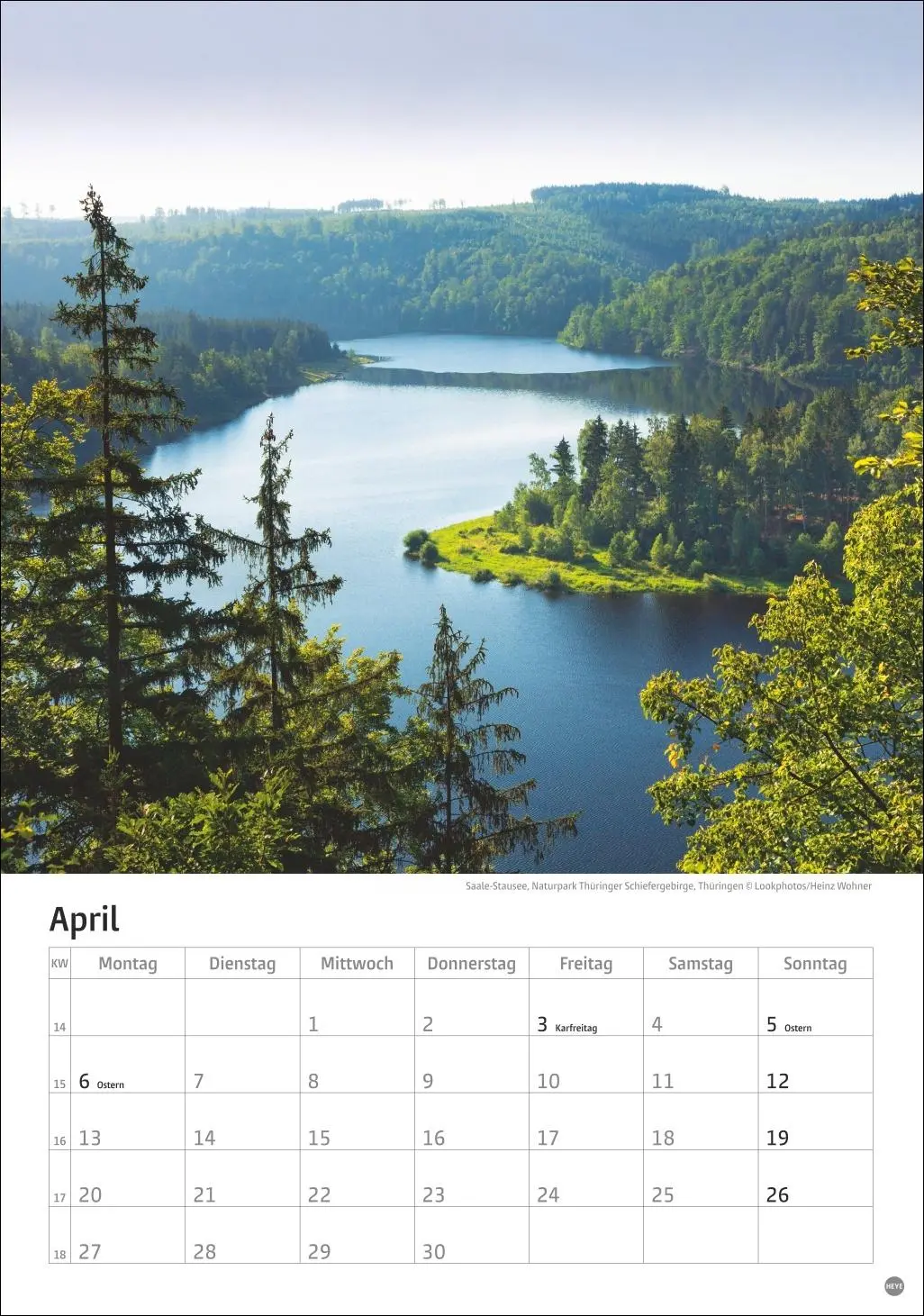 Bild: 9783756411115 | Deutschland Kalender 2026 | Kalender | 13 S. | Deutsch | 2026 | Heye