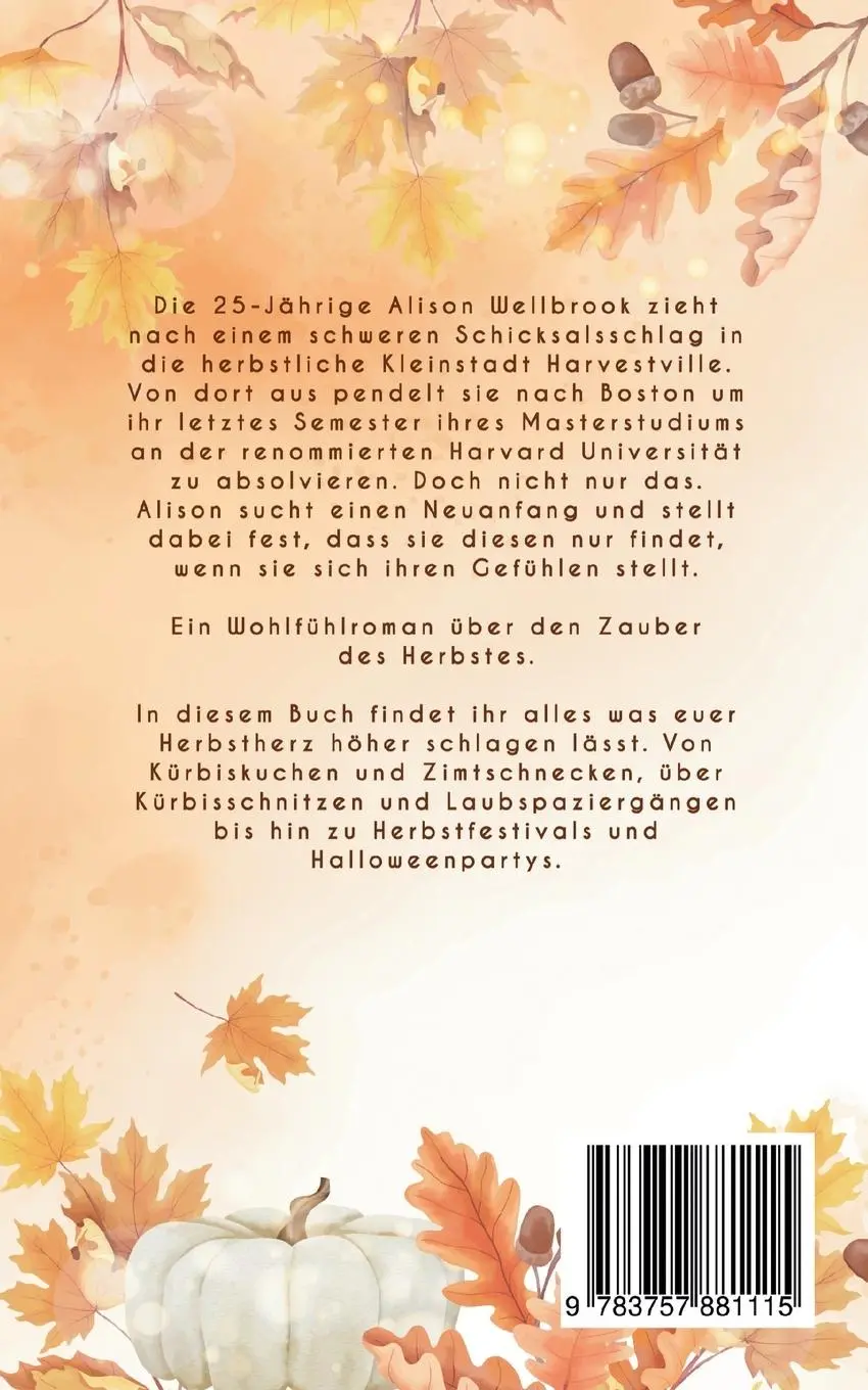 Rückseite: 9783757881115 | Zwischen Herbstzauber und Kürbisduft | Alina Nayyar | Taschenbuch