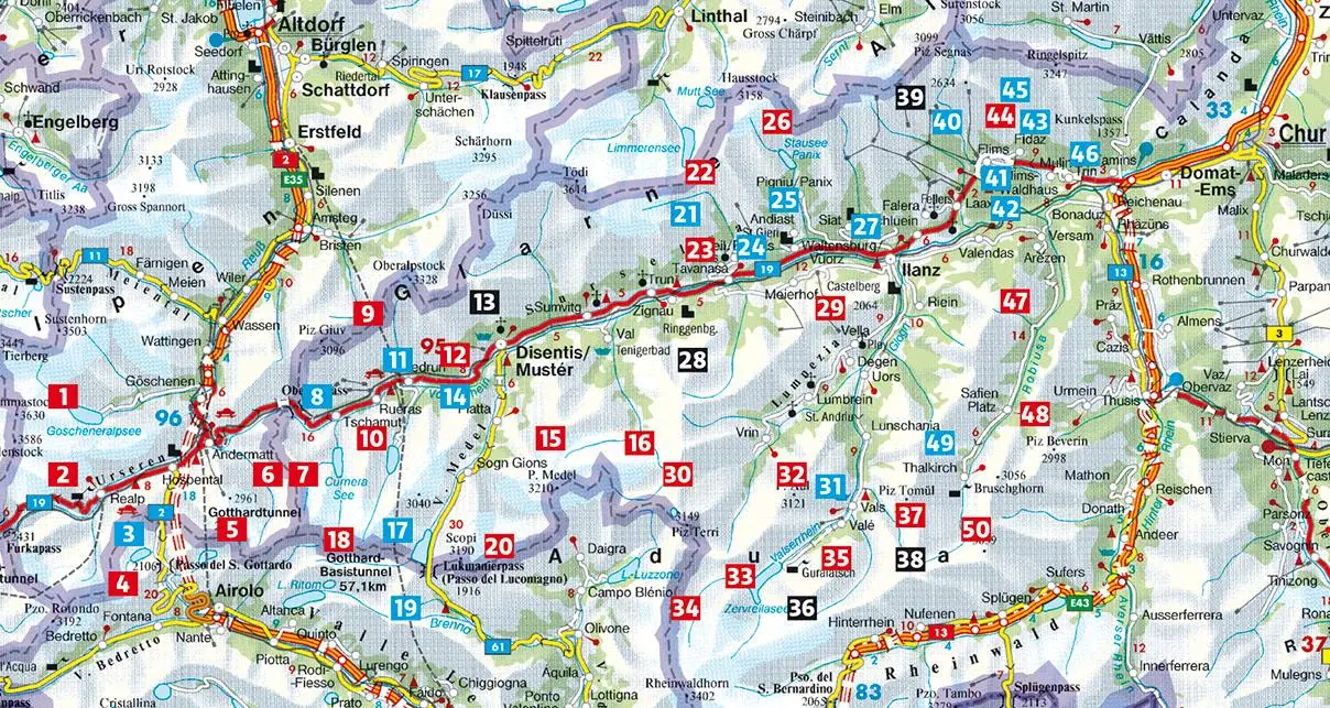 Bild: 9783763341115 | Surselva | Rolf Goetz (u. a.) | Taschenbuch | Rother Wanderführer