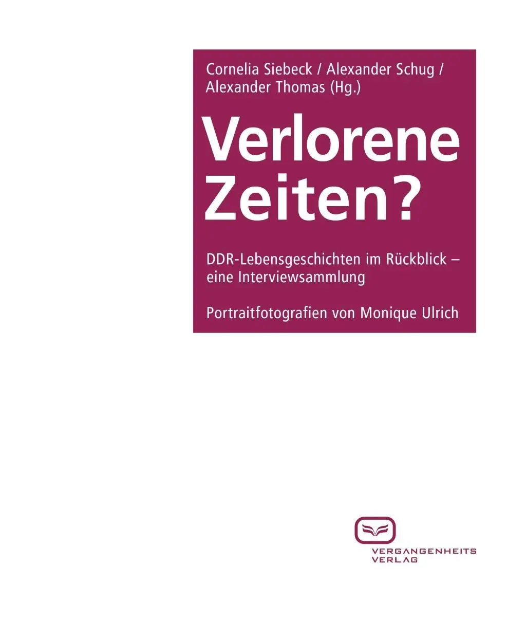 Cover: 9783940621115 | Verlorene Zeiten? | Cornelia Siebeck | Taschenbuch | 250 S. | Deutsch