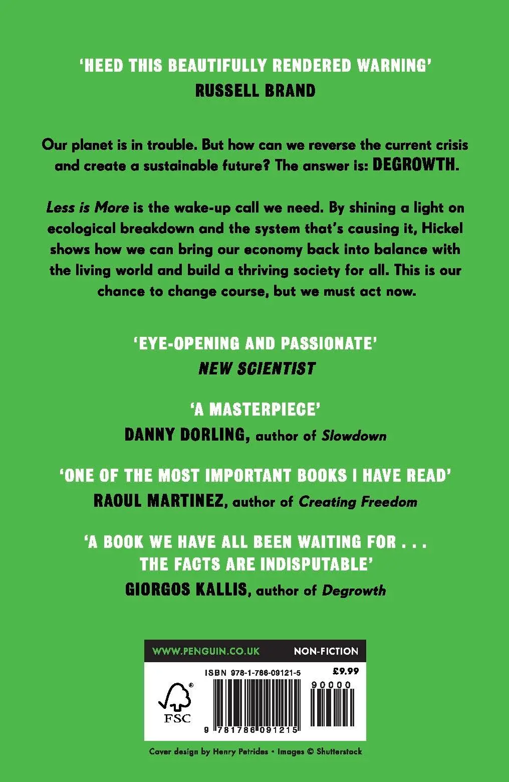 Rückseite: 9781786091215 | Less is More | How Degrowth Will Save the World | Jason Hickel | Buch