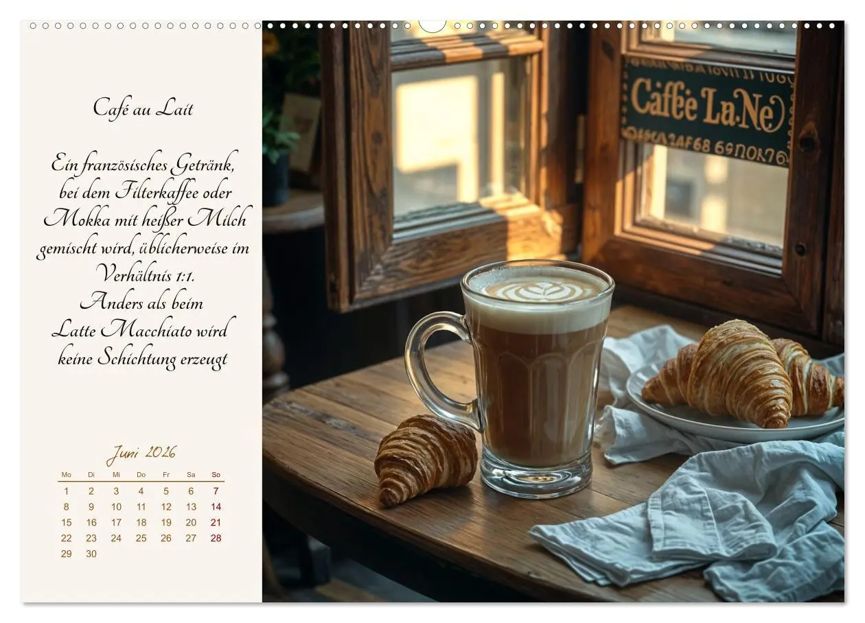 Bild: 9783457351215 | KI - Kaffee und Genuss 12 Monate im Aroma (Wandkalender 2026 DIN A2...