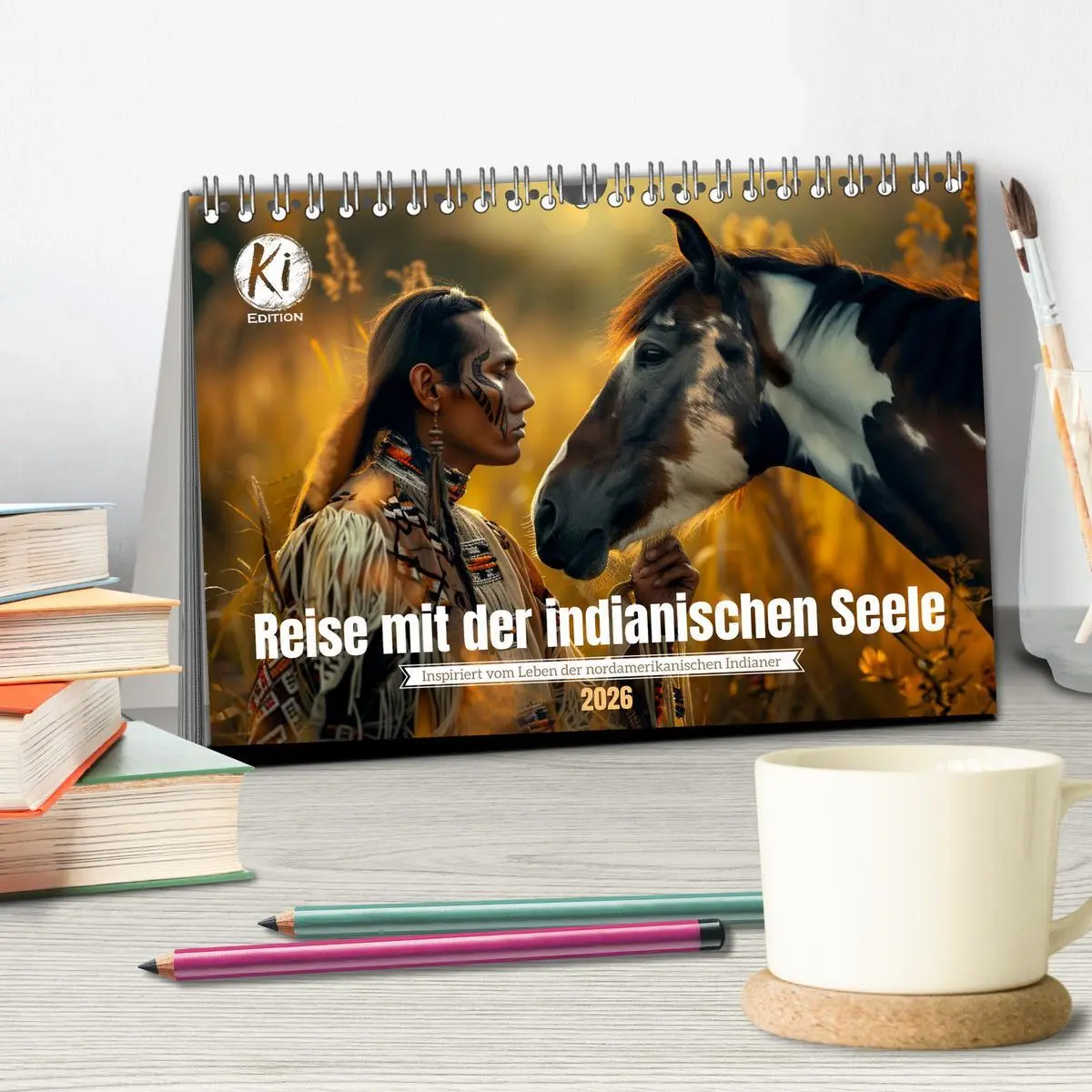 Bild: 9783457421215 | Reise mit der indianischen Seele (Tischkalender 2026 DIN A5 quer),...