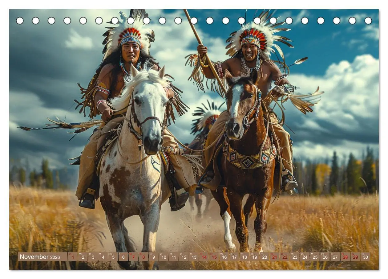 Bild: 9783457421215 | Reise mit der indianischen Seele (Tischkalender 2026 DIN A5 quer),...