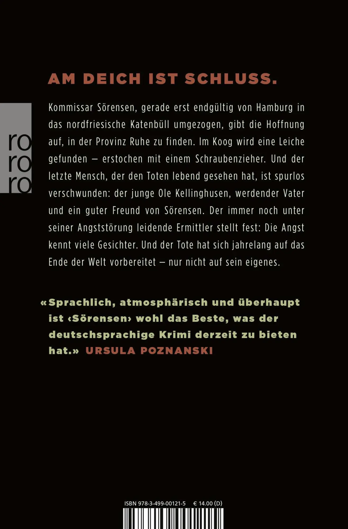 Rückseite: 9783499001215 | Sörensen am Ende der Welt | Sven Stricker | Taschenbuch | 496 S.