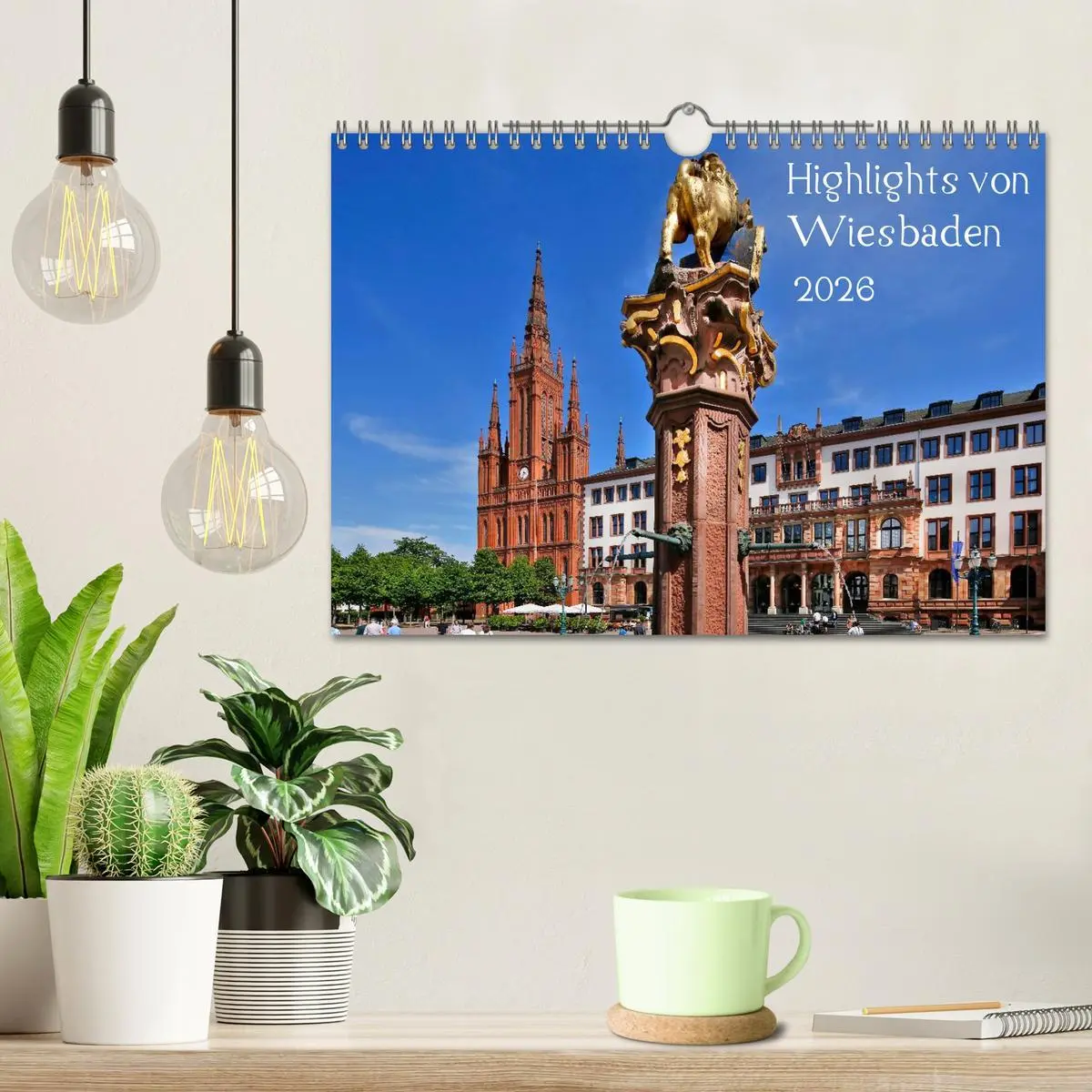Bild: 9783516061215 | Highlights von Wiesbaden (Wandkalender 2026 DIN A4 quer), CALVENDO...