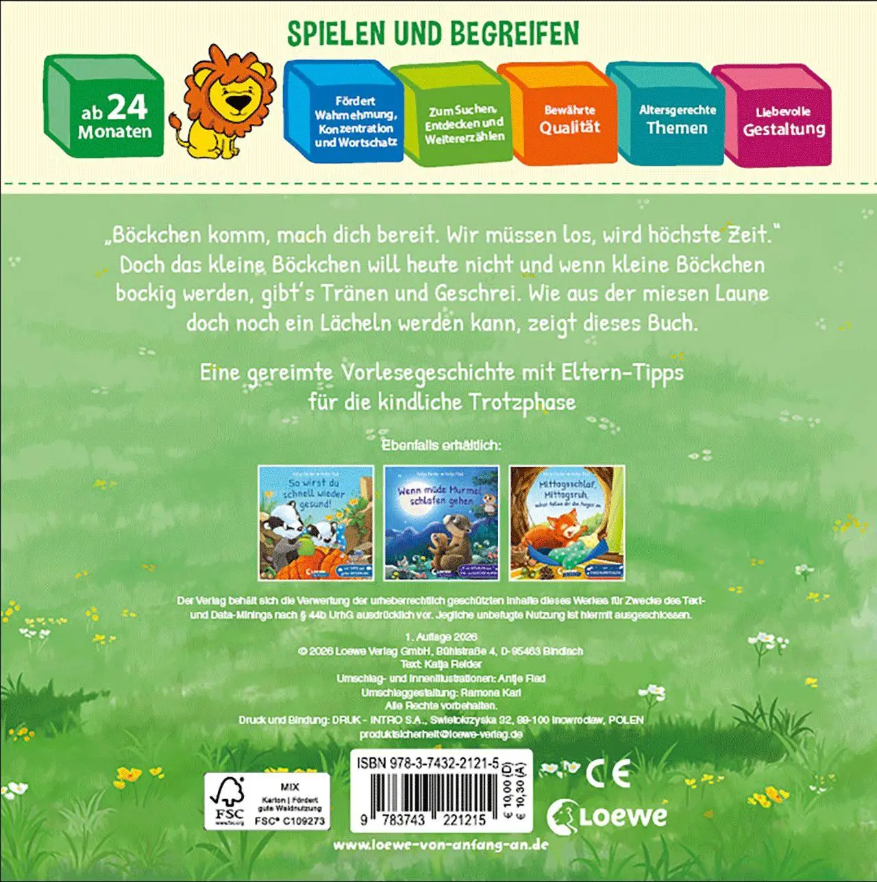 Bild: 9783743221215 | Wenn kleine Böckchen bockig sind | Katja Reider | Buch | 18 S. | 2026