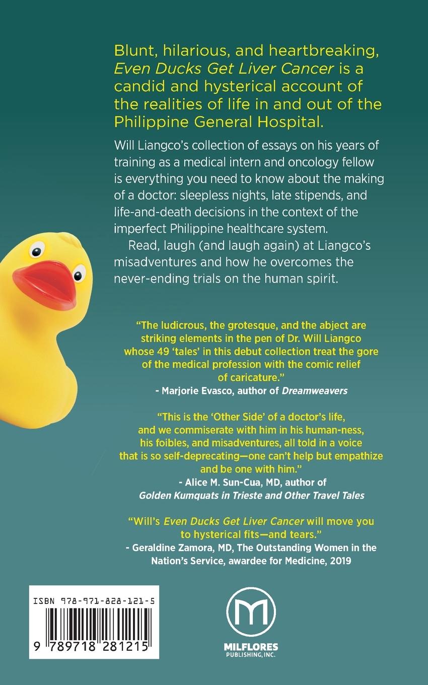 Rückseite: 9789718281215 | Even Ducks Get Liver Cancer and other medical misadventures | Liangco