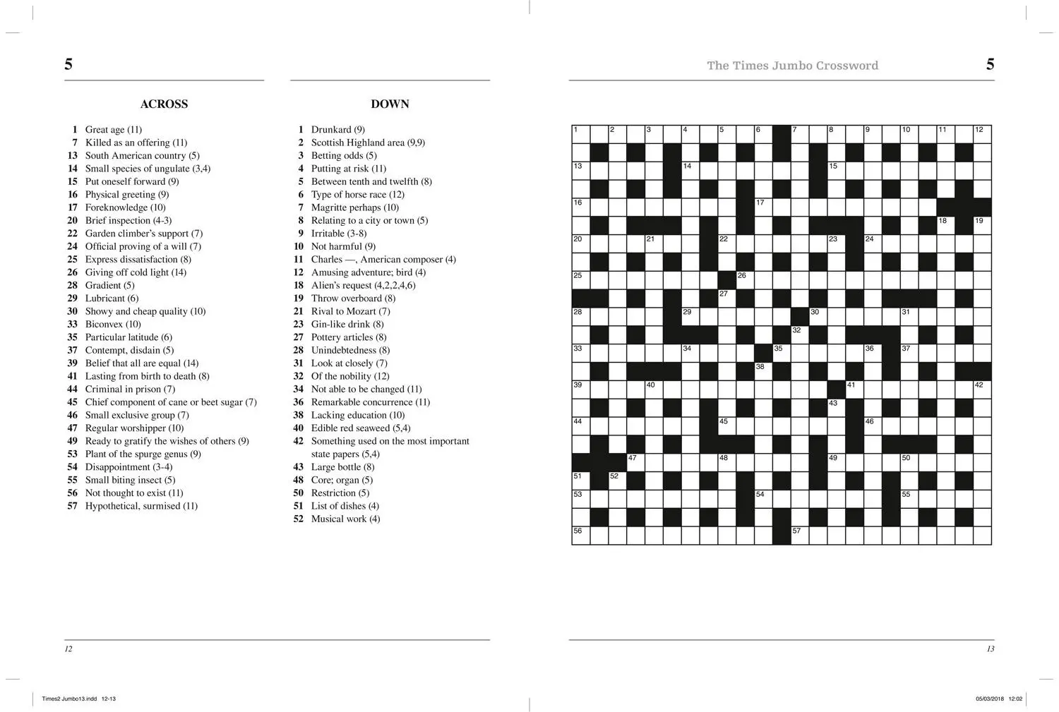 Bild: 9780008241315 | The Times 2 Jumbo Crossword Book 13 | The Times Mind Games (u. a.)