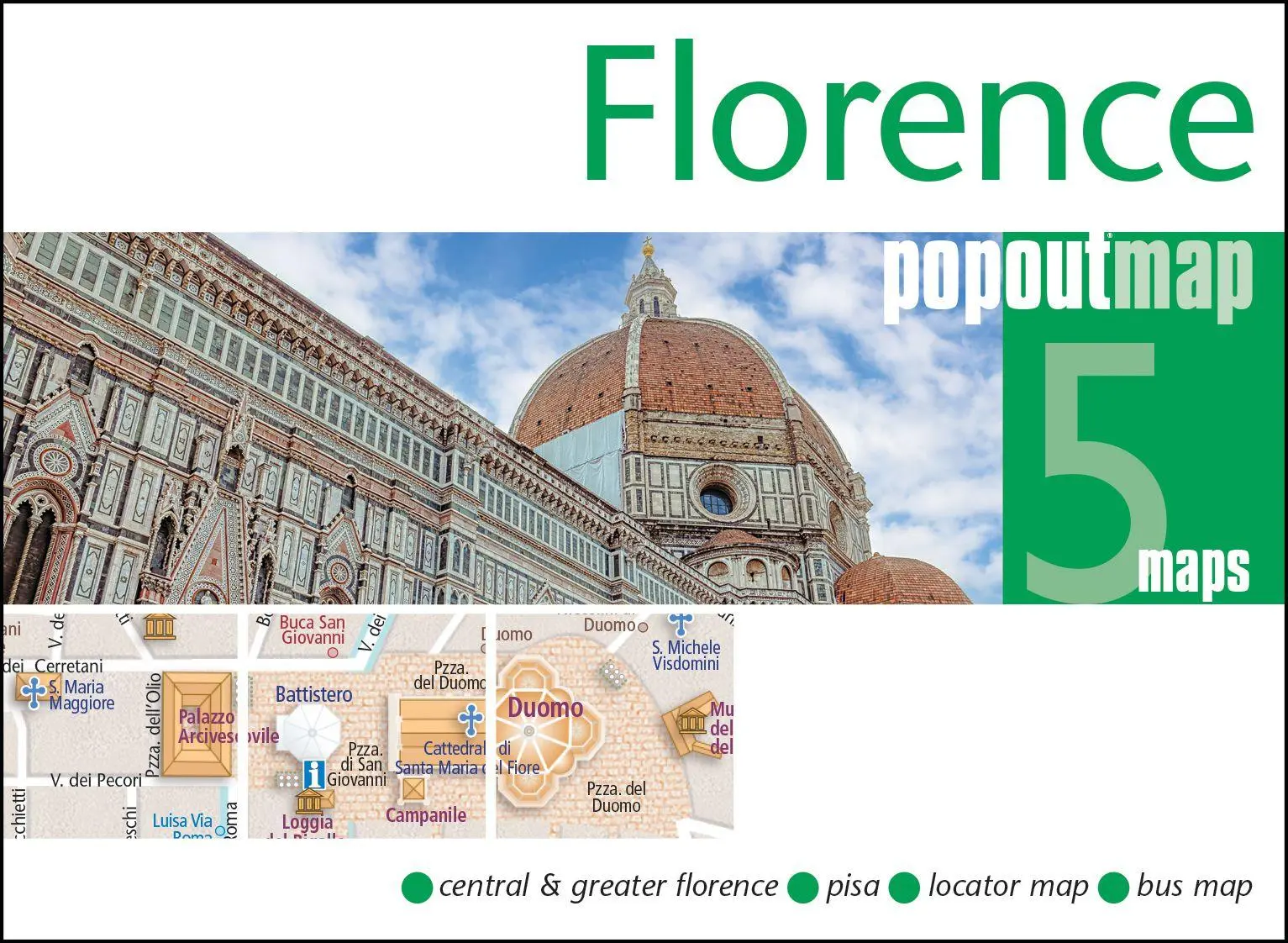 Cover: 9781917131315 | Florence PopOut Map | pocket size, pop up city map of Florence | 2026