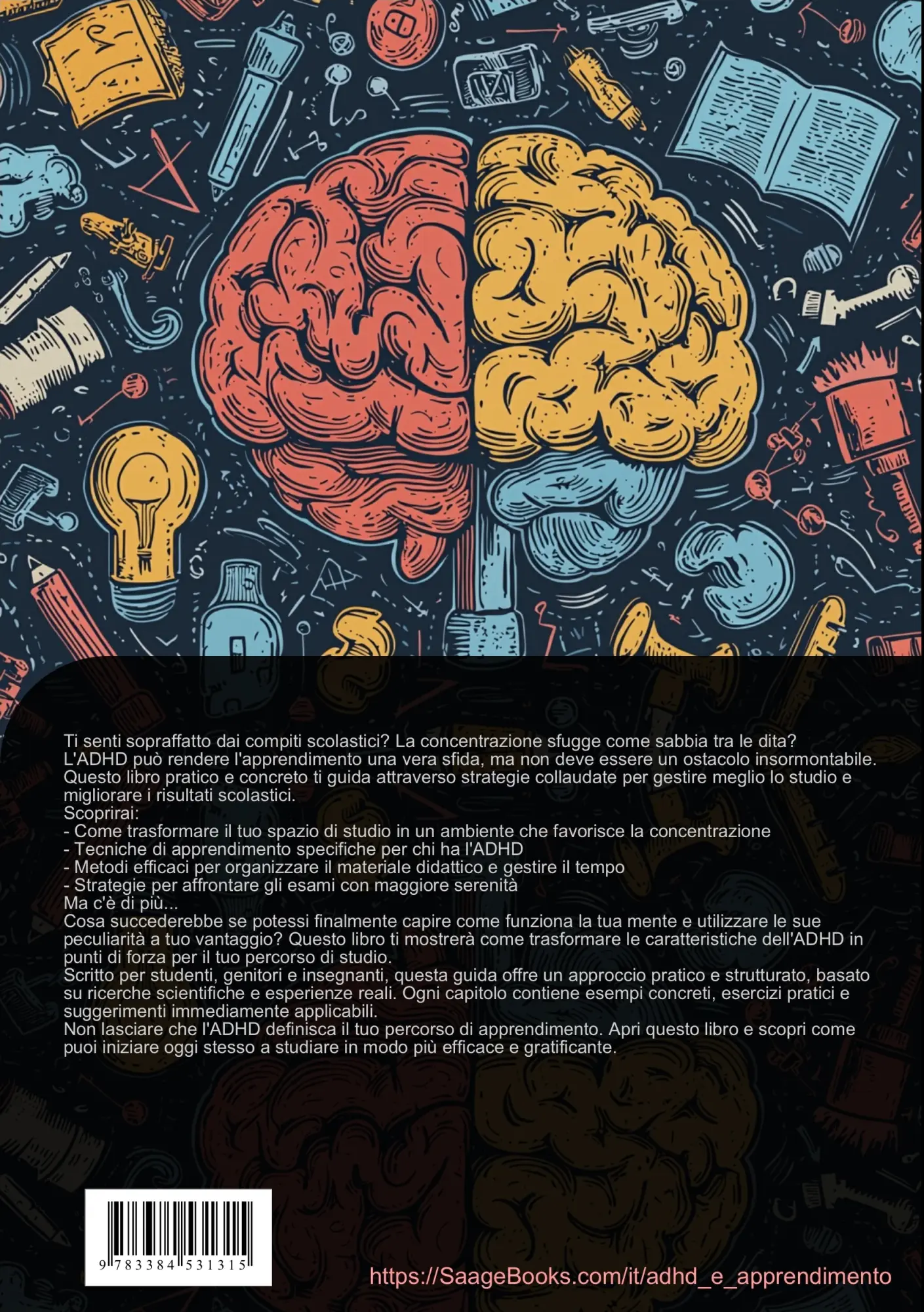 Rückseite: 9783384531315 | ADHD e apprendimento: Strategie di successo per la scuola e...