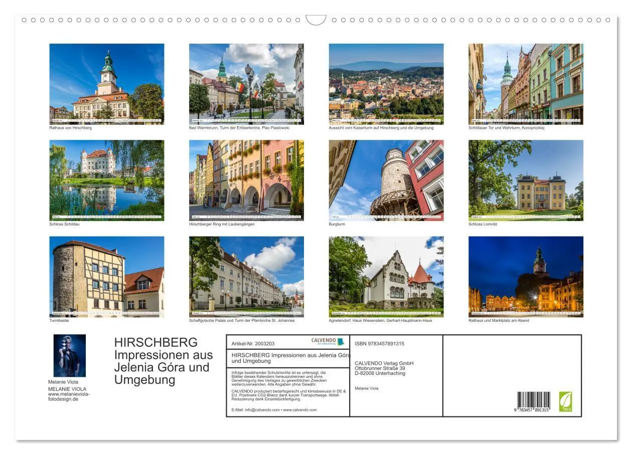 Bild: 9783457891315 | HIRSCHBERG Impressionen aus Jelenia Góra und Umgebung (Wandkalender...