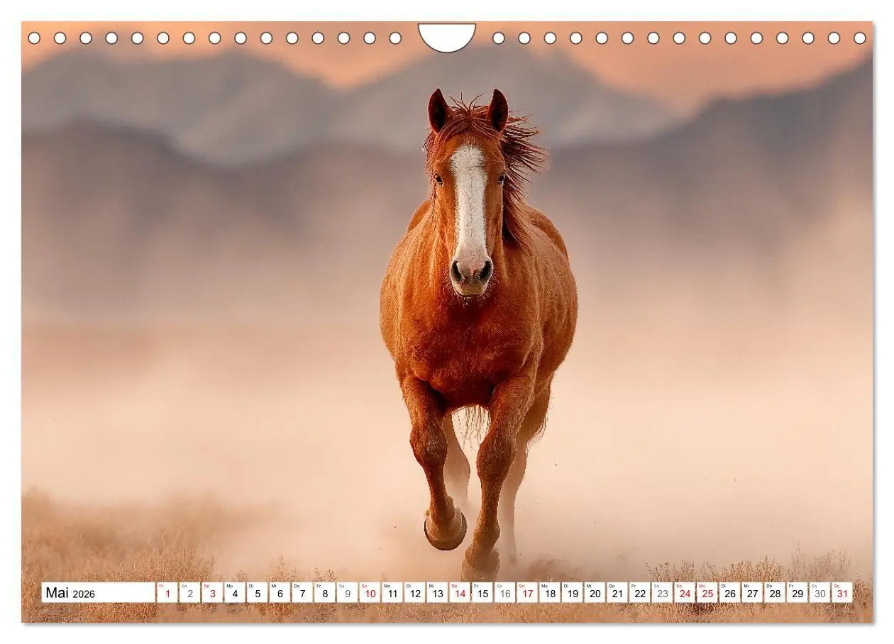 Bild: 9783516671315 | Pferde in freier Natur (Wandkalender 2026 DIN A4 quer), CALVENDO...
