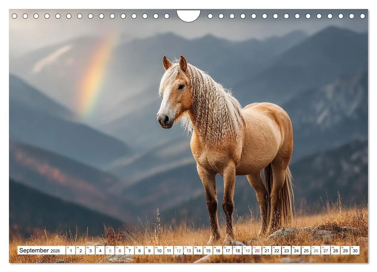 Bild: 9783516671315 | Pferde in freier Natur (Wandkalender 2026 DIN A4 quer), CALVENDO...
