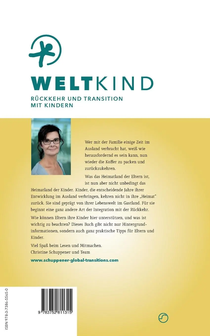 Rückseite: 9783752811315 | Weltkind | Rückkehr und Transition mit Kindern | Christine Schuppener