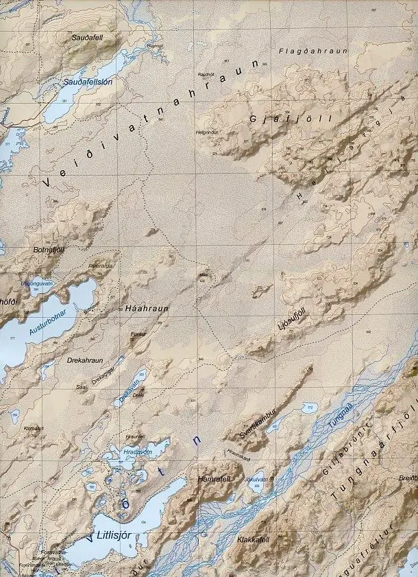 Bild: 9789979331315 | Island Atlaskort 15 Veidivötn 1:100.000 | (Land-)Karte | Deutsch