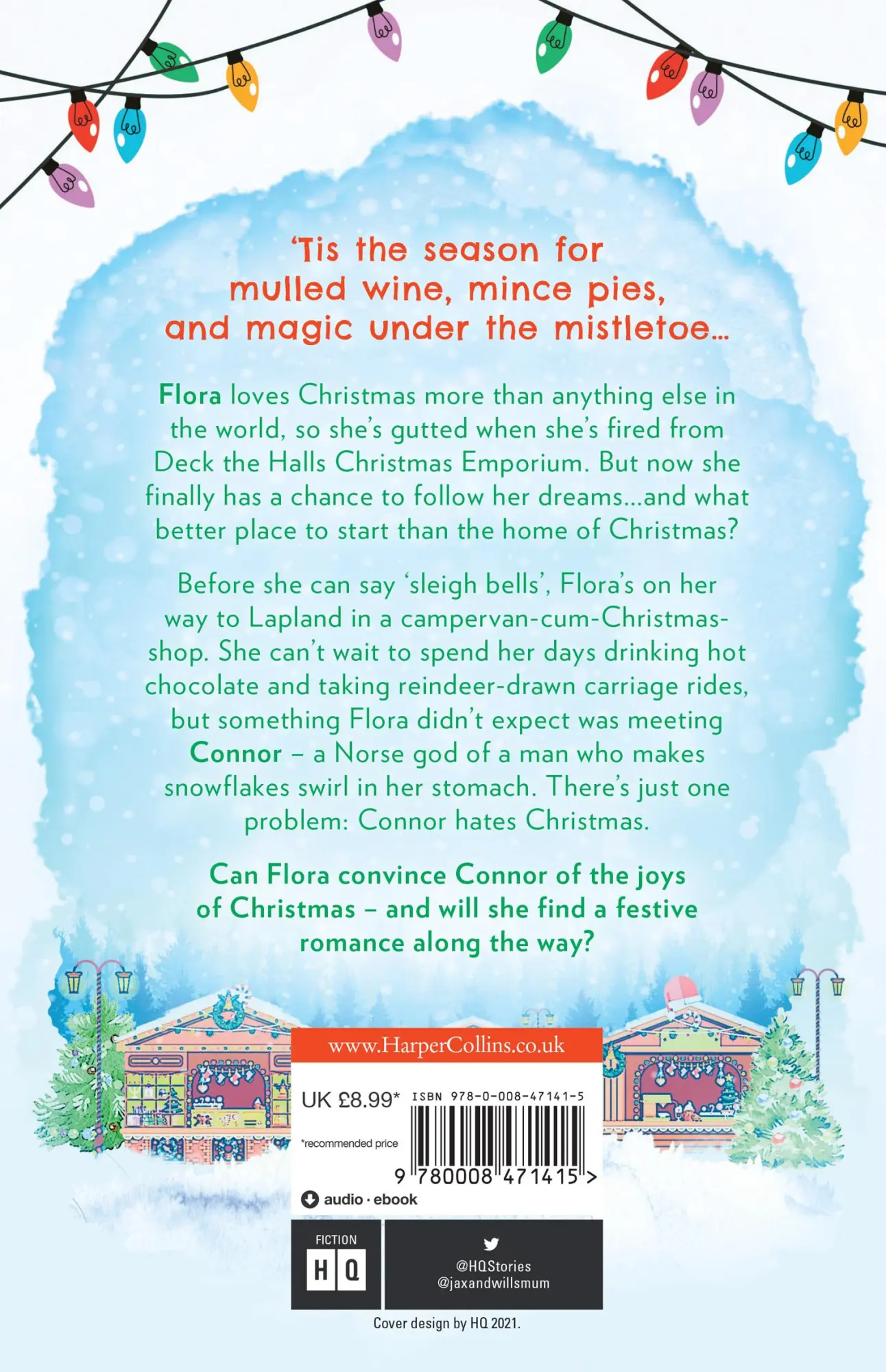 Rückseite: 9780008471415 | Flora's Travelling Christmas Shop | Rebecca Raisin | Taschenbuch