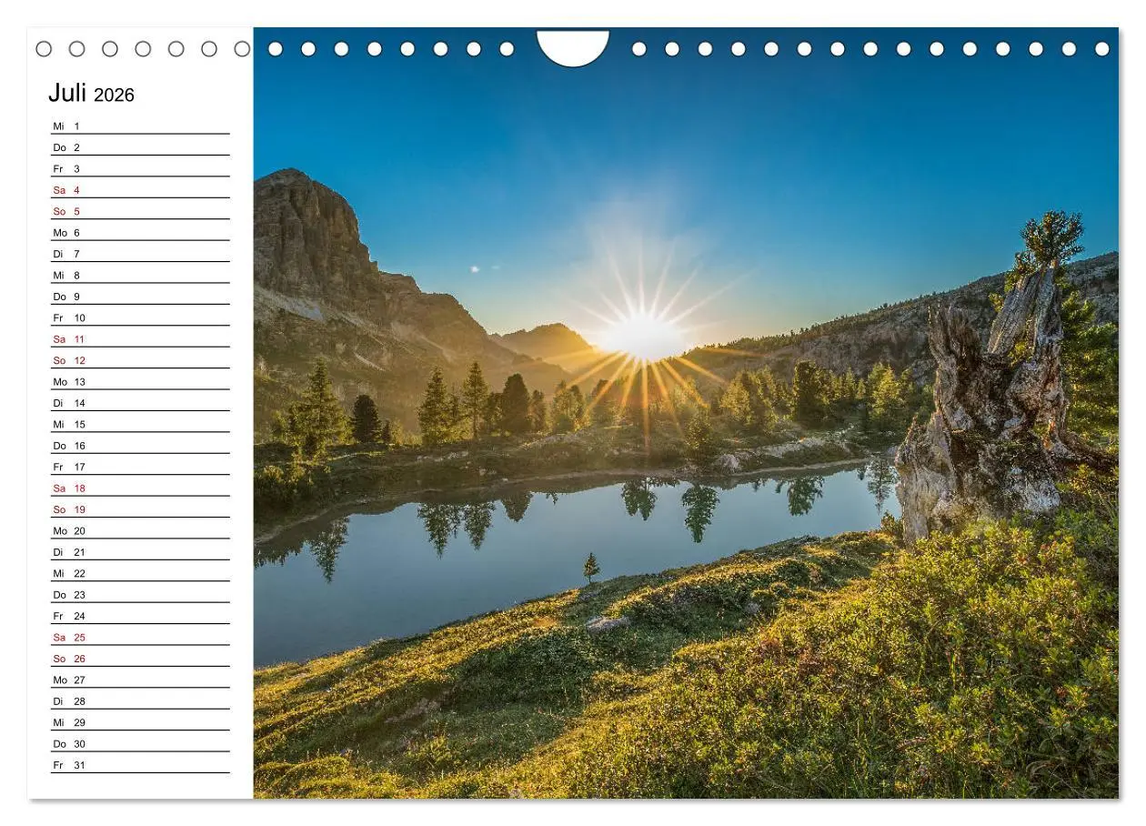Bild: 9783457881415 | Atemberaubende Alpenwelt (Wandkalender 2026 DIN A4 quer), CALVENDO...