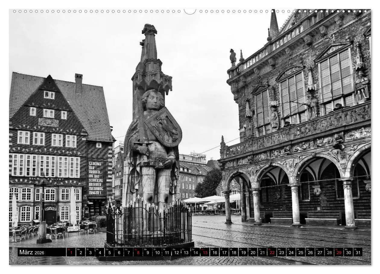 Bild: 9783516041415 | Historisches Bremen (hochwertiger Premium Wandkalender 2026 DIN A2...