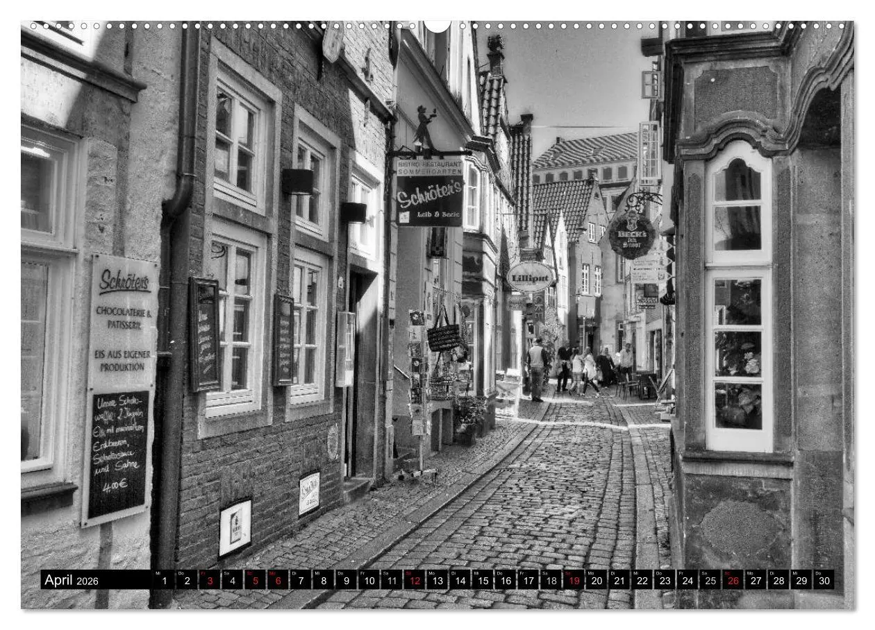 Bild: 9783516041415 | Historisches Bremen (hochwertiger Premium Wandkalender 2026 DIN A2...