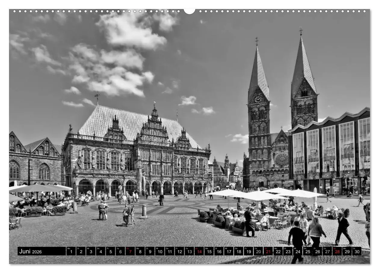 Bild: 9783516041415 | Historisches Bremen (hochwertiger Premium Wandkalender 2026 DIN A2...