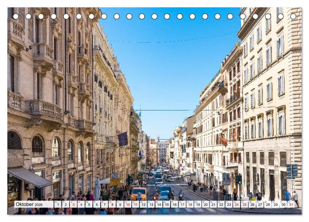 Bild: 9783516661415 | Ein Spaziergang durch Rom (Tischkalender 2026 DIN A5 quer),...