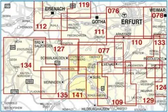 Bild: 9783895911415 | Doktor Barthel Karte Suhl, Zella-Mehlis und Umgebung | (Land-)Karte