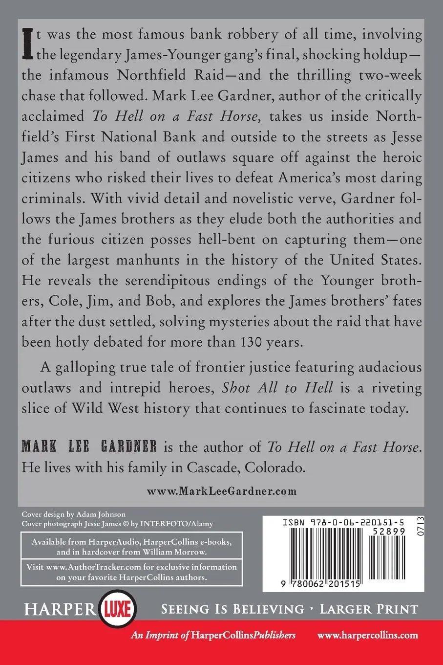 Rückseite: 9780062201515 | Shot All to Hell LP | Mark Lee Gardner | Taschenbuch | Englisch | 2018