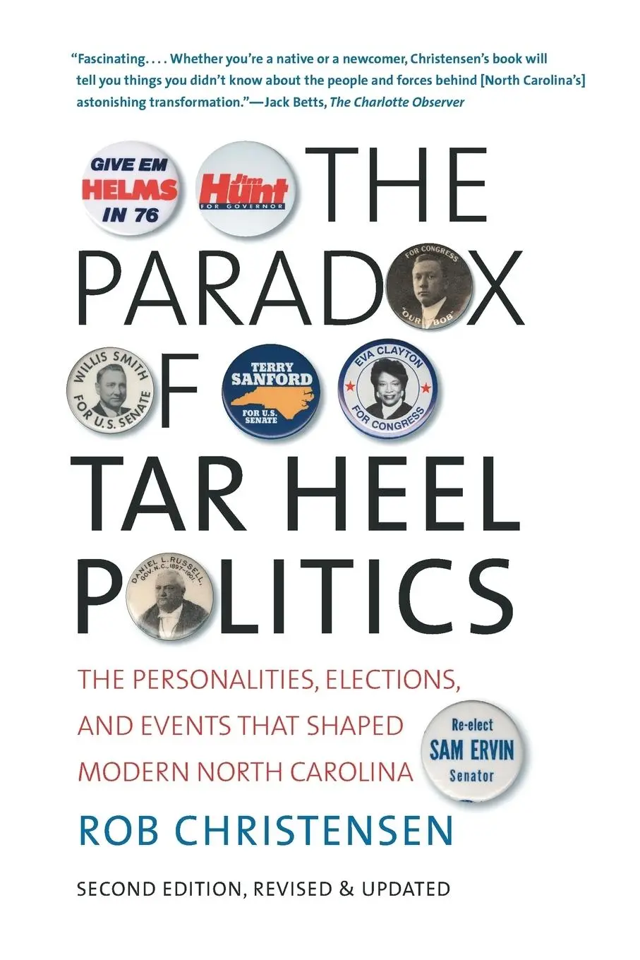 Cover: 9780807871515 | The Paradox of Tar Heel Politics | Rob Christensen | Taschenbuch