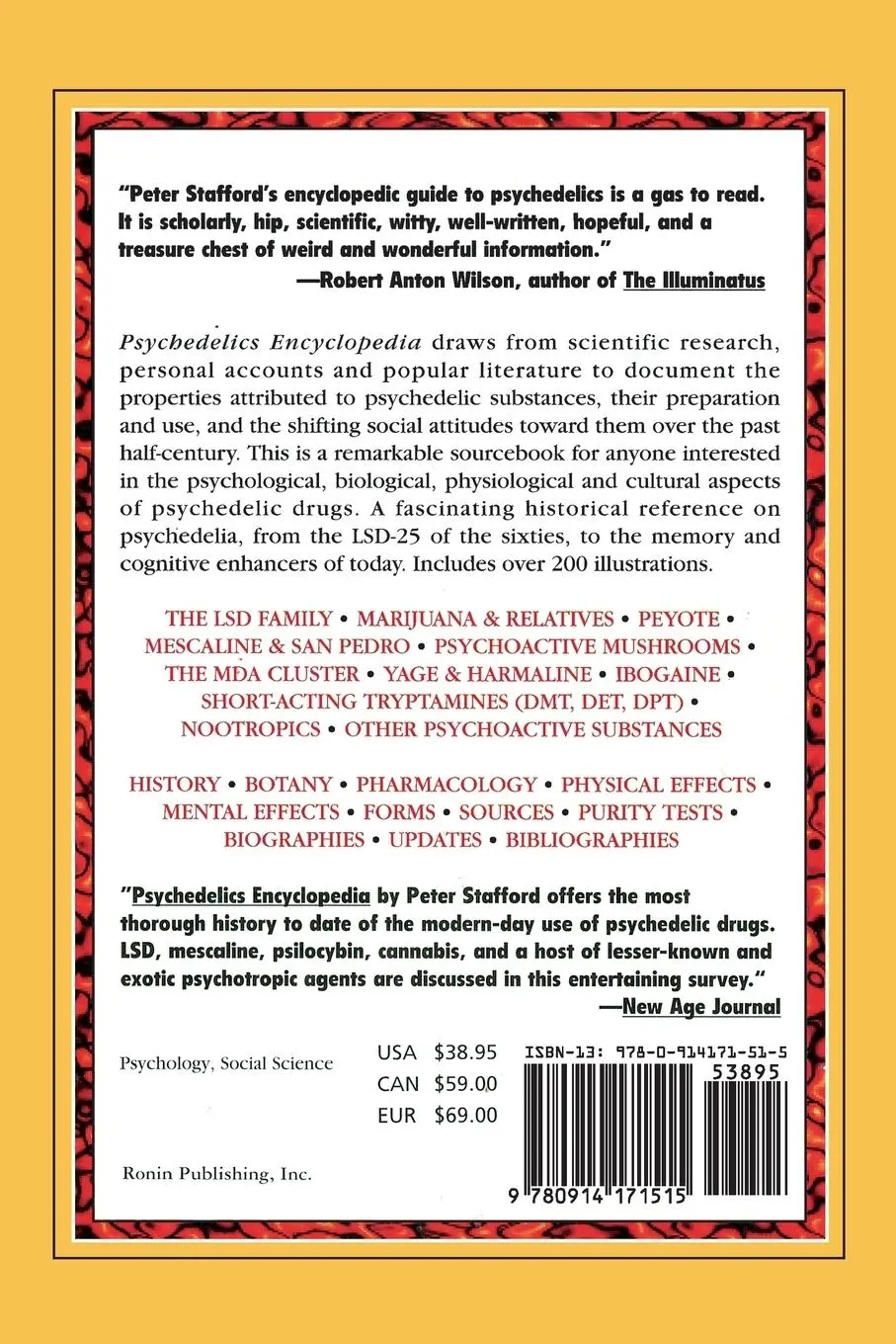 Rückseite: 9780914171515 | Psychedelics Encyclopedia | Peter Stafford | Taschenbuch | Englisch