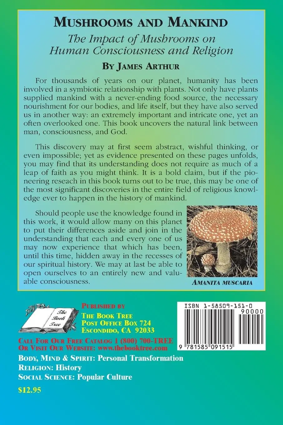 Rückseite: 9781585091515 | Mushrooms and Mankind | Arthur James | Taschenbuch | Englisch | 2000