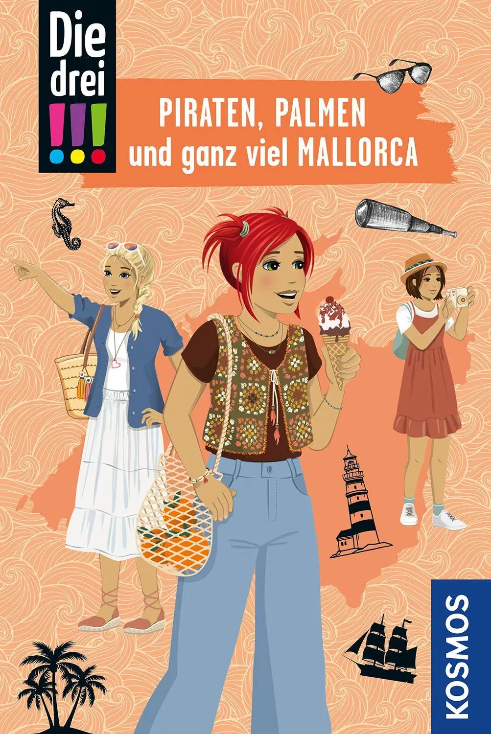 Cover: 9783440181515 | Die drei !!!, Piraten, Palmen und ganz viel Mallorca | Silja Lund